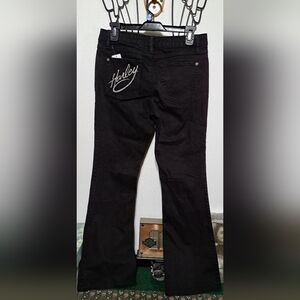 Harley-Davidson Women's Black Flare Jeans